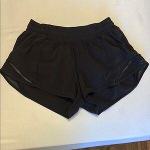 Lululemon Athletica Black Athletic Shorts 2-in-1 Design